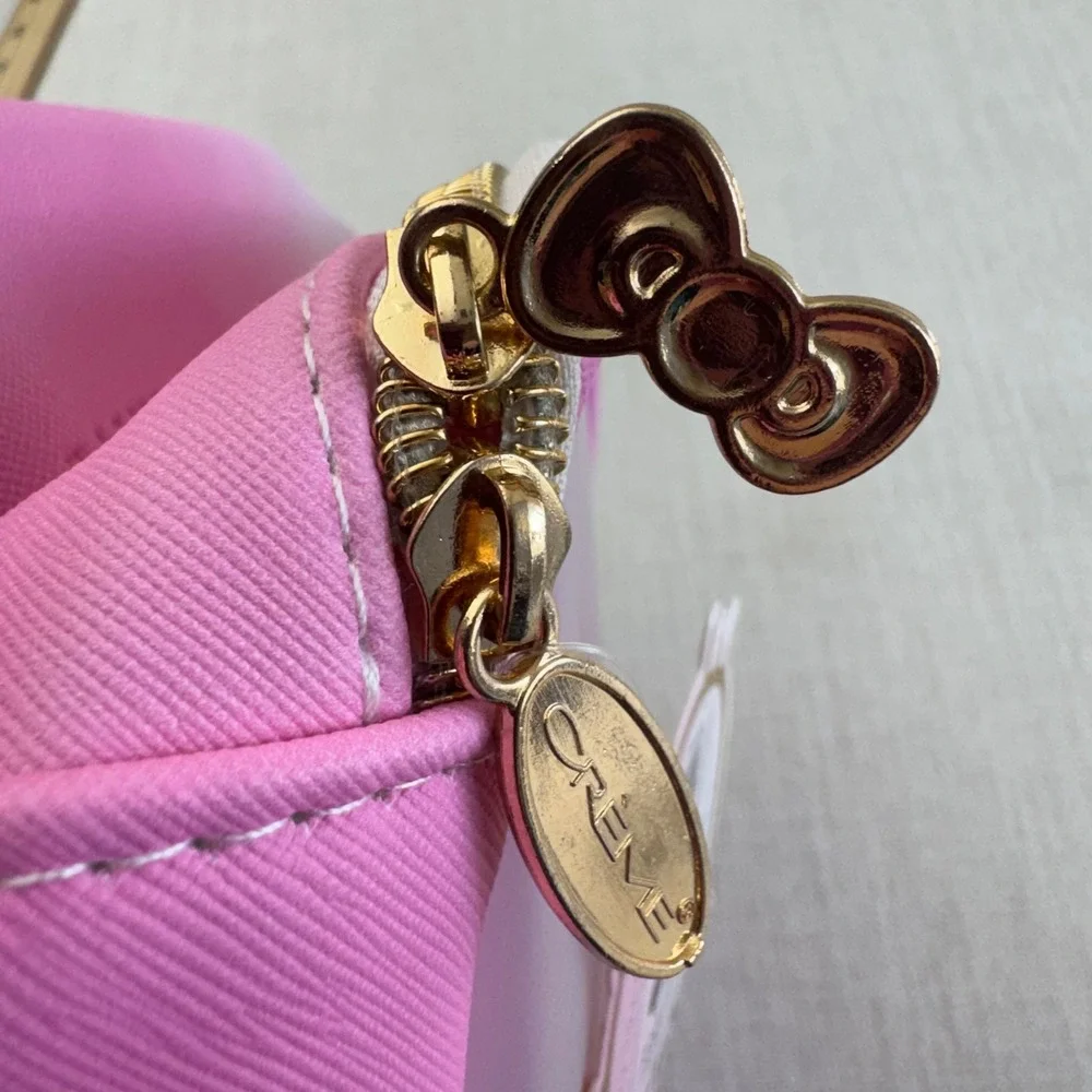The Creme Shop x Hello Kitty Beauty‎ Travel Case Pink Clear Makeup Bag HKTC9196